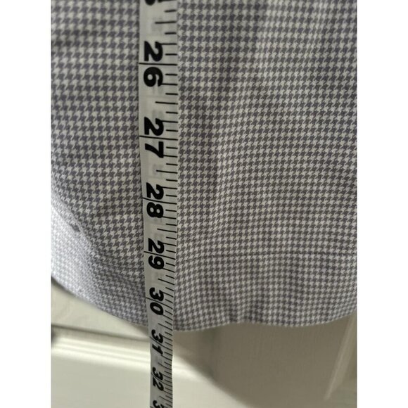 Lululemon Men Sprint Jacket II Long Sleeve Houndstooth White Gray Size M - Picture 10 of 12